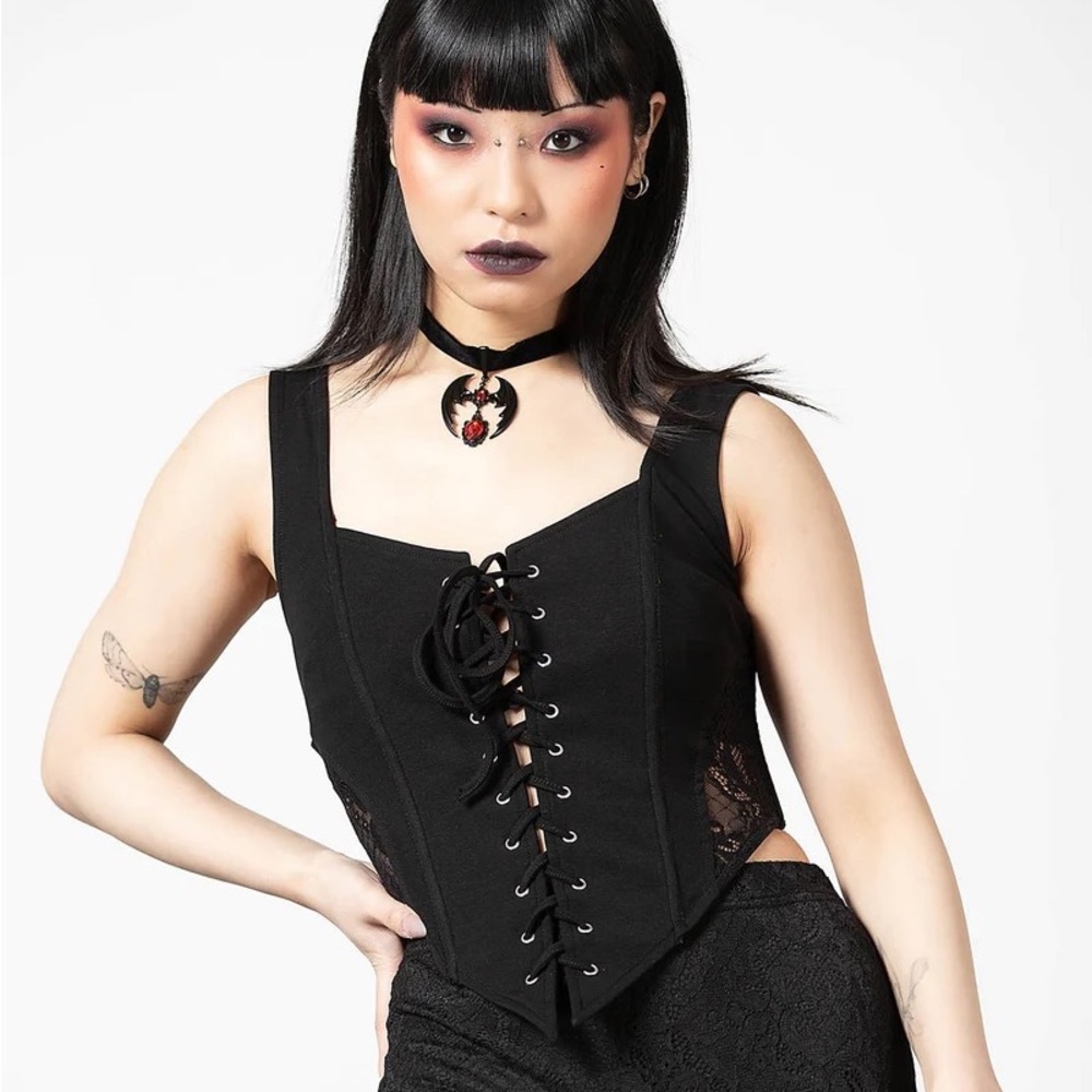 SOLD KILLSTAR Ravinenne Corset Top [Black]